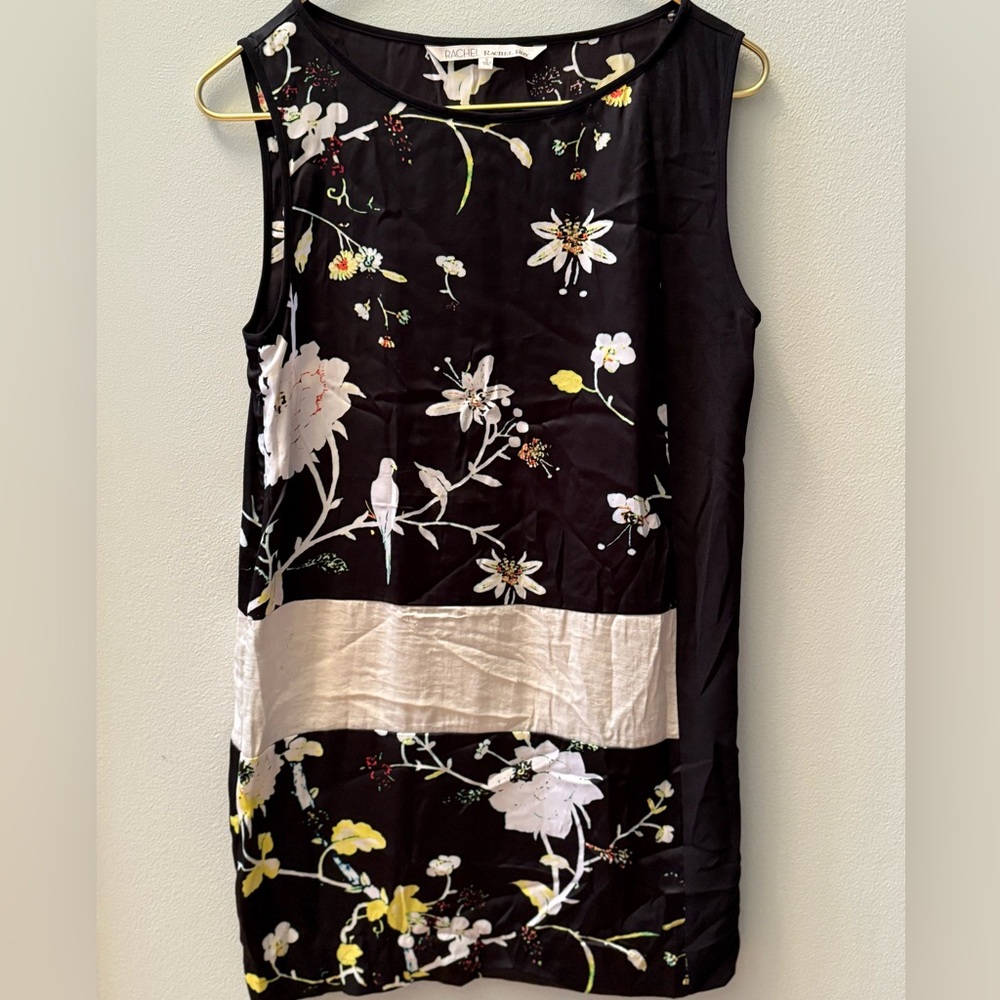 RACHEL Rachel Roy Black Floral Mini Dress